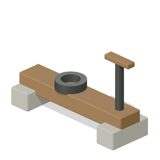 Tentering Beam Assembly (Medieval Watermill and Granary)
