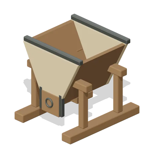 Meal Collection Bin (Medieval Watermill and Granary)