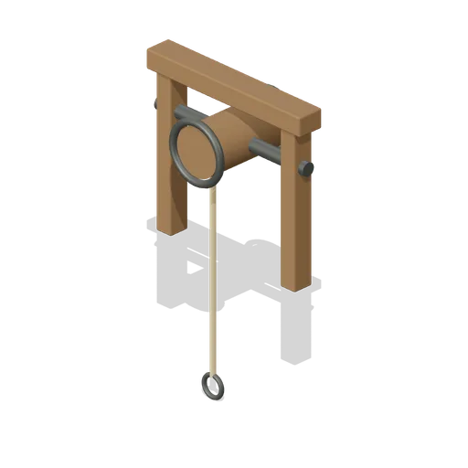 Sack Hoist (Medieval Watermill and Granary)