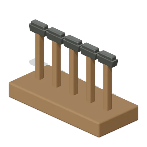 Mill Bill Tool Rack (Medieval Watermill and Granary)
