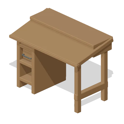 Miller Accounting Desk (Medieval Watermill and Granary)