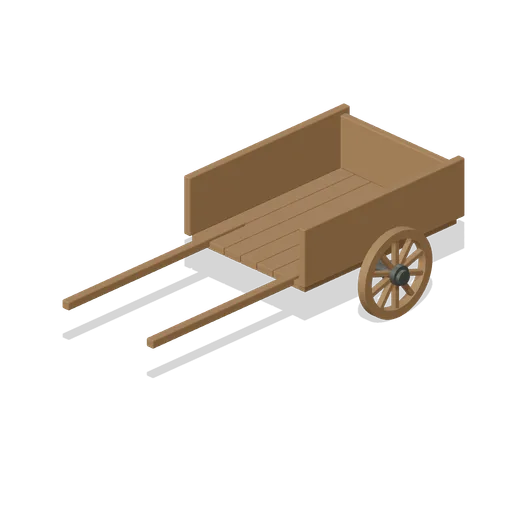 Grain Delivery Cart (Medieval Watermill and Granary)