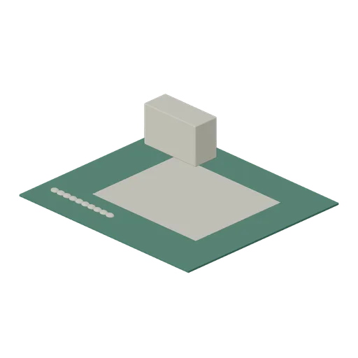 Watermill Landscape Base (Medieval Watermill and Granary)