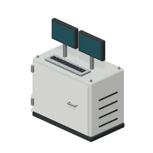 Gas Balance Console (Generation Ship Hydroponics)