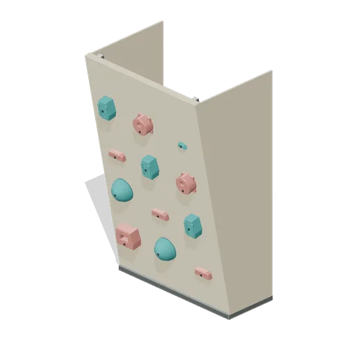 Overhang Wall Panel (Indoor Climbing and Bouldering Gym)