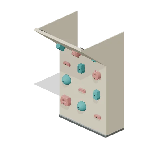 Roof Transition Panel (Indoor Climbing and Bouldering Gym)