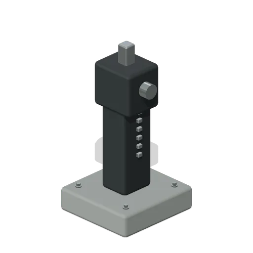 Ground Paddle Pedestal (Canal Boats and Lock Operations)
