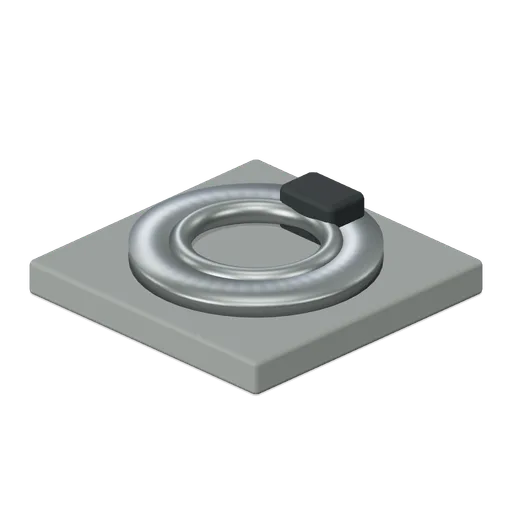 Recessed Mooring Ring (Canal Boats and Lock Operations)