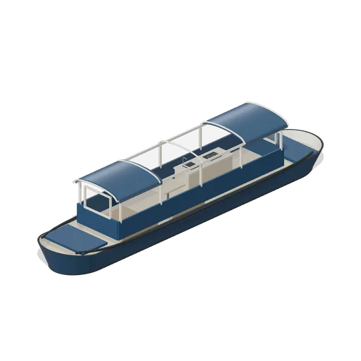 Cabin Narrowboat (Canal Boats and Lock Operations)