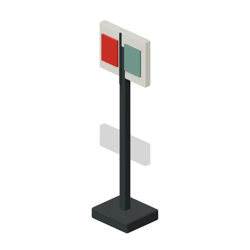 Lock Status Signal Board (Canal Boats and Lock Operations)