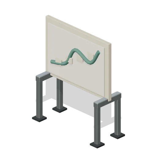 Canal Route Relief Display (Canal Boats and Lock Operations)