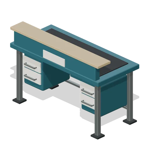 Appointment Reception Desk (Optician and Optical Lens Workshop)