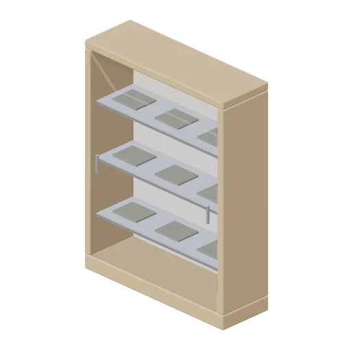 Hearing Device Retail Cabinet (Hearing Aid and Audiology Clinic)