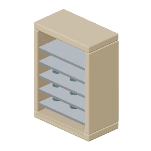 Lens Element Storage Cabinet (Camera Repair and Darkroom Laboratory)