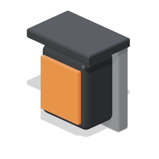 Safelight Wall Fixture (Camera Repair and Darkroom Laboratory)
