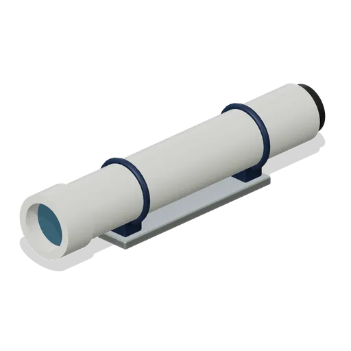 Refracting Telescope Tube (Planetarium and Optical Observatory)