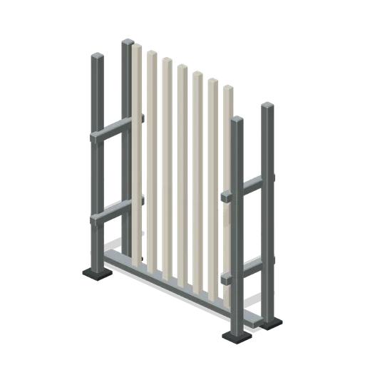 Canvas Support Strip Rack (Museum Conservation and Art Restoration)