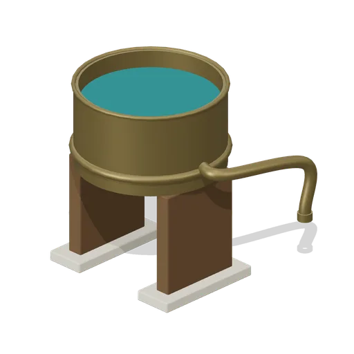 Constant Head Header Vessel (Water Clock Garden and Hydraulic Puzzles)