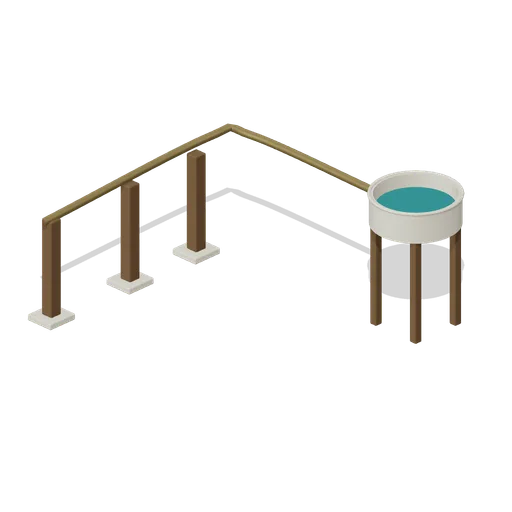 Siphon Catch Basin (Water Clock Garden and Hydraulic Puzzles)