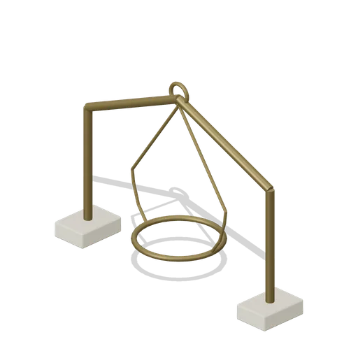 Bowl Lifting Cradle (Water Clock Garden and Hydraulic Puzzles)