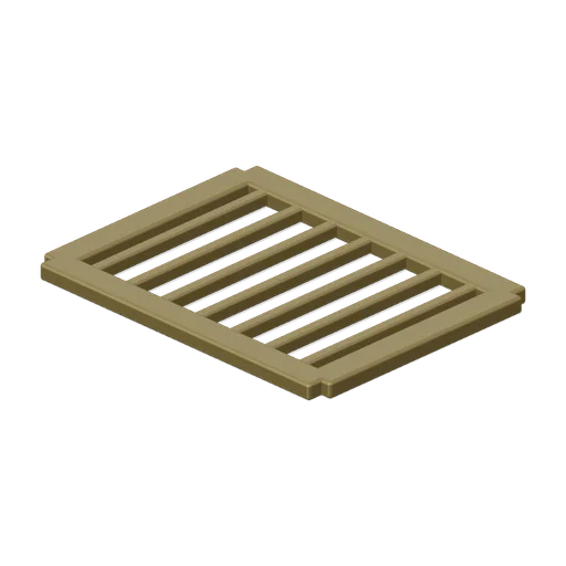 Pierced Intake Grille (Water Clock Garden and Hydraulic Puzzles)