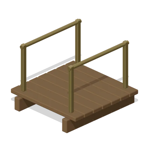 Removable Inspection Bridge (Water Clock Garden and Hydraulic Puzzles)