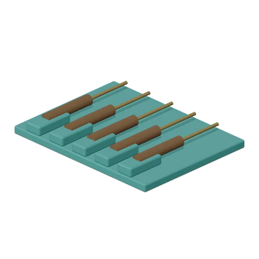 Nozzle Cleaning Tool Roll (Water Clock Garden and Hydraulic Puzzles)