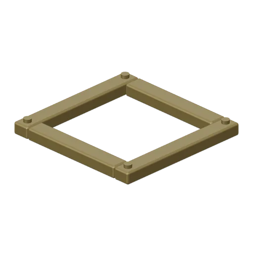 Maintenance Hatch Frame (Water Clock Garden and Hydraulic Puzzles)