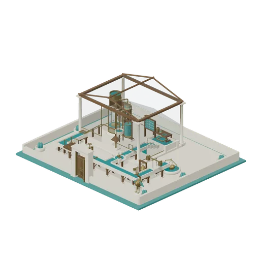 Garden of Measured Hours (Water Clock Garden and Hydraulic Puzzles)