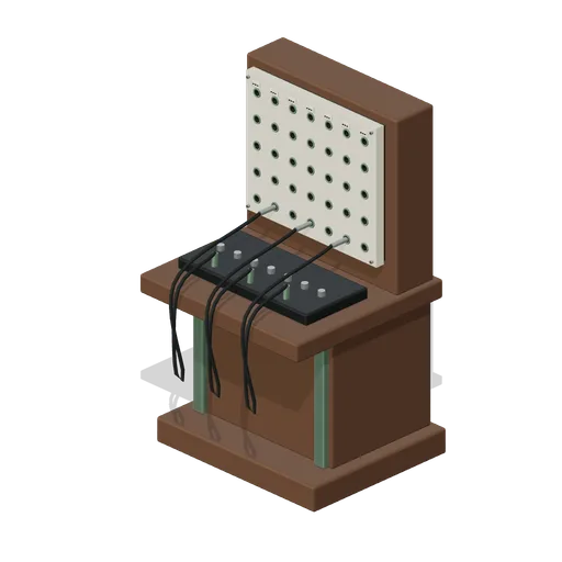 Manual Switchboard Bay (Abandoned Telephone Exchange)