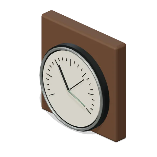 Wall Exchange Clock (Abandoned Telephone Exchange)