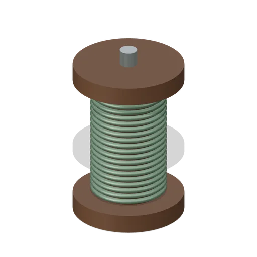 Jumper Wire Spool (Abandoned Telephone Exchange)