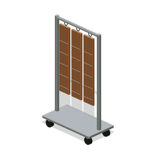 Thermal Blanket Rack (Spacecraft Thermal Test Chamber)