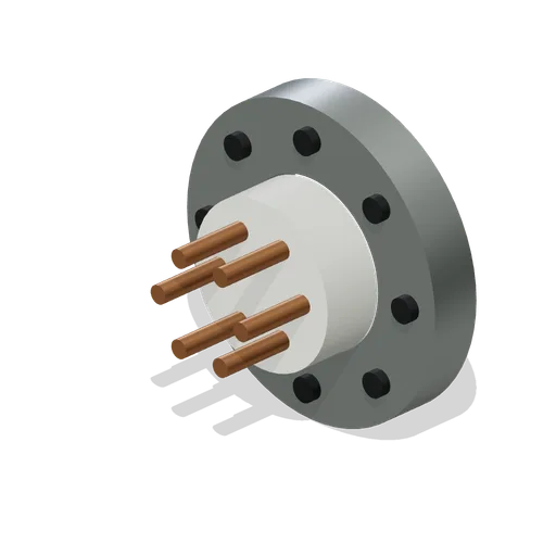 Harness Feedthrough Flange (Spacecraft Thermal Test Chamber)