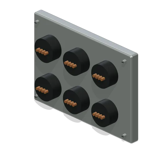 Electrical Feedthrough Panel (Spacecraft Thermal Test Chamber)