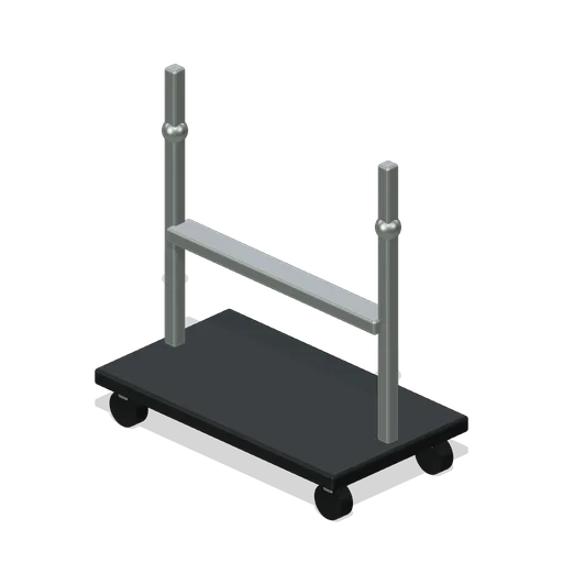 Lamp Bank Cradle (Spacecraft Thermal Test Chamber)