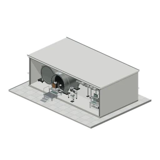 Environmental Test Hall (Spacecraft Thermal Test Chamber)