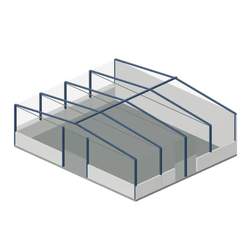 Roofed Parachute Packing Hall (Spacecraft Parachute Packing Hall)