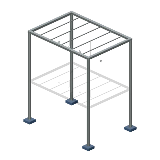 Suspended Drying Frame (Spacecraft Parachute Packing Hall)