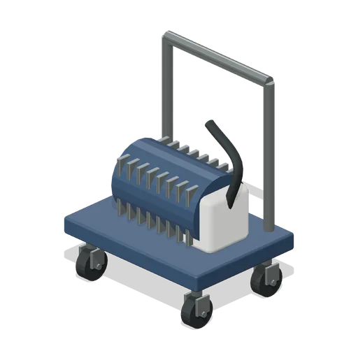 Vacuum Pump Cart (Spacecraft Parachute Packing Hall)
