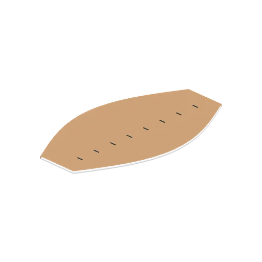 Curved Gore Template (Spacecraft Parachute Packing Hall)