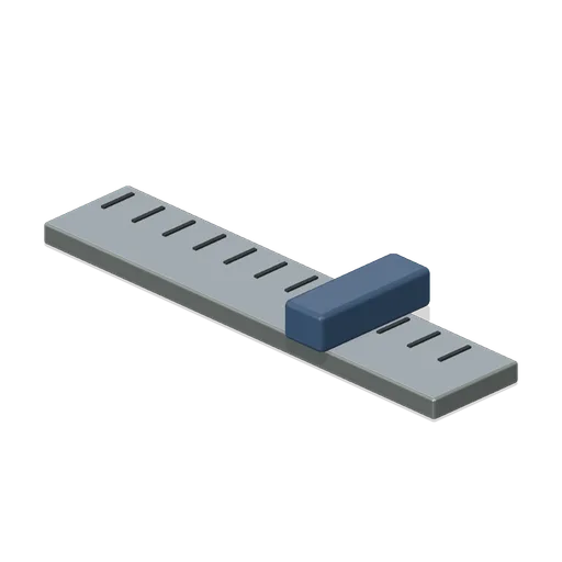 Seam Allowance Gauge (Spacecraft Parachute Packing Hall)