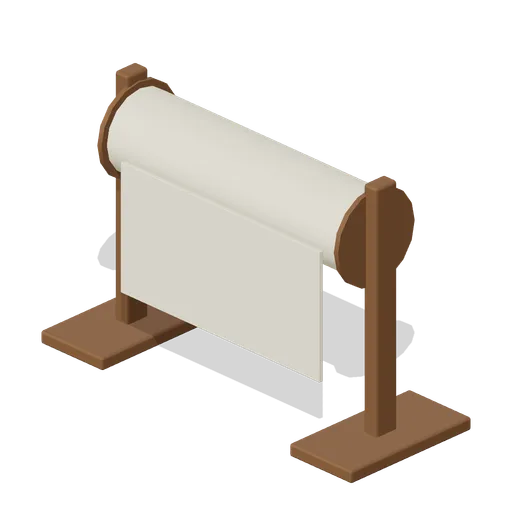 Linen Backing Roll Stand (Fantasy Cartographers Map Printing Guild)