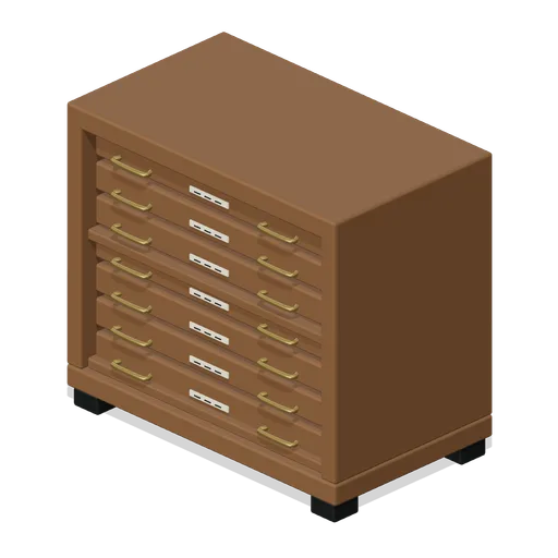 Atlas Flat File Cabinet (Fantasy Cartographers Map Printing Guild)