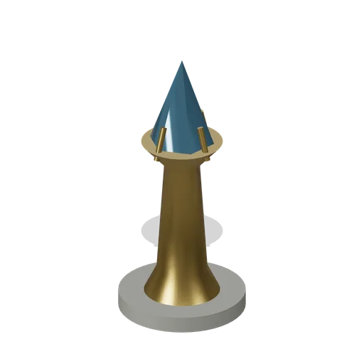 Navigation Light Crystal Pedestal (Fantasy Cartographers Map Printing Guild)