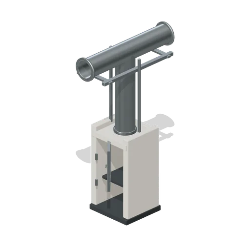 Single Dispatch Terminal (Pneumatic Tube Mail Exchange)