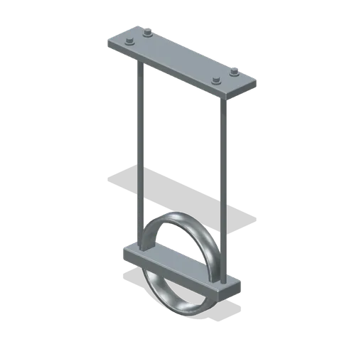 Ceiling Tube Suspension Frame (Pneumatic Tube Mail Exchange)