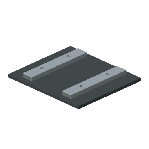 Motor Mounting Skid (Pneumatic Tube Mail Exchange)