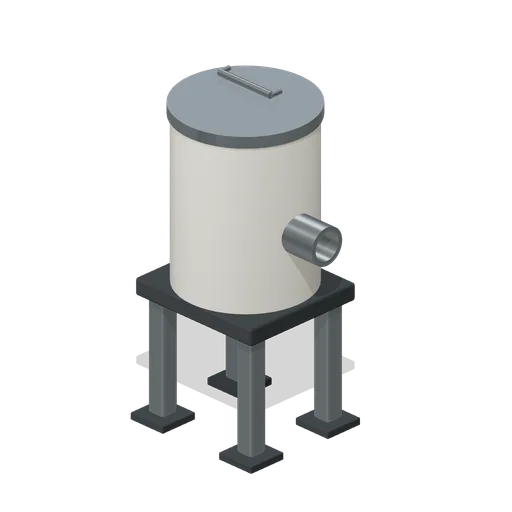 Intake Filter Housing (Pneumatic Tube Mail Exchange)