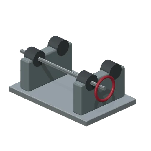 Bench Mounted Carrier Rotation Fixture (Pneumatic Tube Mail Exchange)